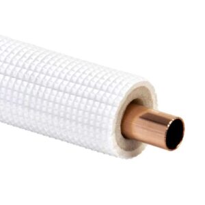 Rura miedziana w otulinie 3/8” (9,52 mm)  x 0,8 mm SPRZEDAWANA W ODCINKACH CO 1 METR BIEŻĄCY