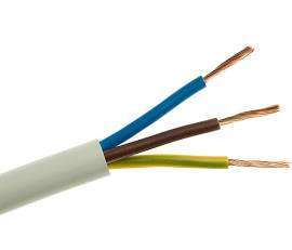 Przewód OWY 3 x 1,5 mm2 okrągły biały 300/500V linka -1 mb. (Konfigurator)