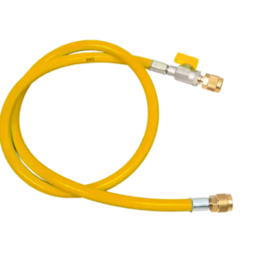 WĄŻ SERWISOWY Z ZAWOREM 150 CM  REFCO CA-CL-60-Y