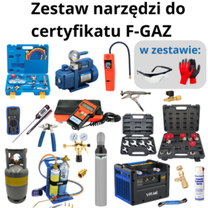 Zestaw narzędzi do klimatyzacji F-GAZ dla firm – EKONOMICZNY
