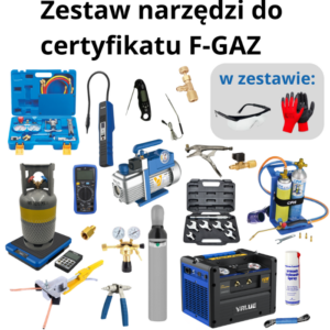Zestaw narzędzi do klimatyzacji F-GAZ dla firm – STANDARD