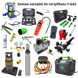 Zestaw narzędzi do klimatyzacji F-GAZ dla firm – PRAKTYCZNY