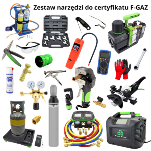 Zestaw narzędzi do klimatyzacji F-GAZ dla firm – KOMFORT